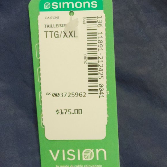 Simons Matte Satiny Men's Bomber Jacket Navy Blue - HAML11 - Picture 6 of 6